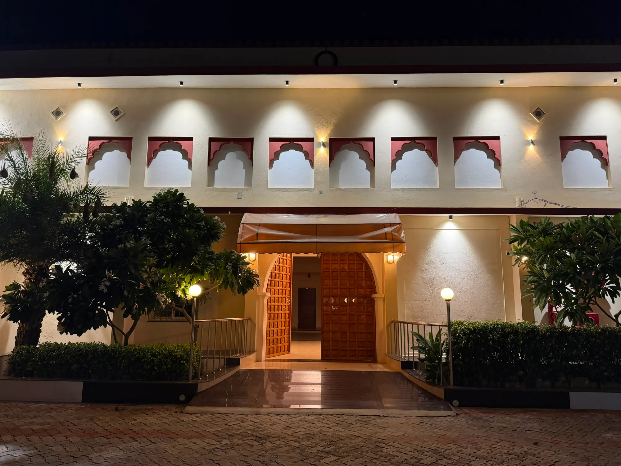 Shree Anupam Hotel & Resort Banquets lit for the evening